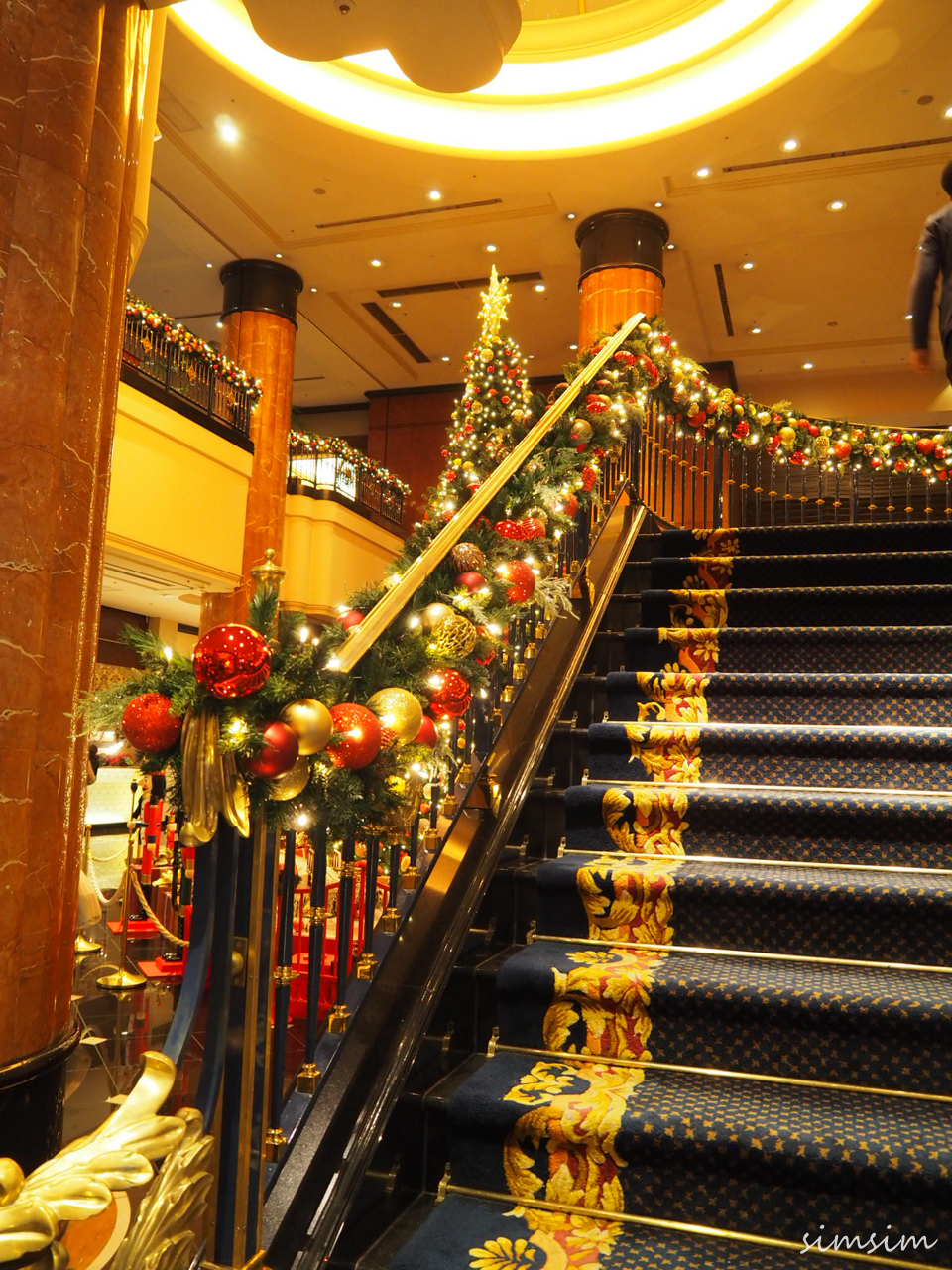 ウェスティンホテル東京のクリスマスツリー