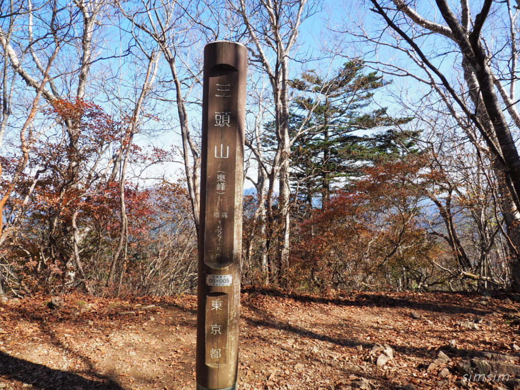 三頭山登山