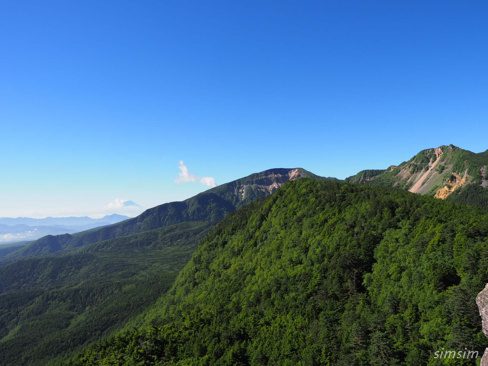 白駒池~にゅう登山