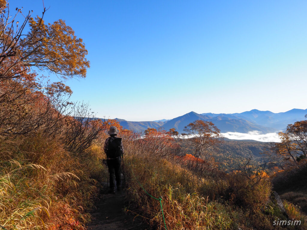 銀泉台～大雪山赤岳登山