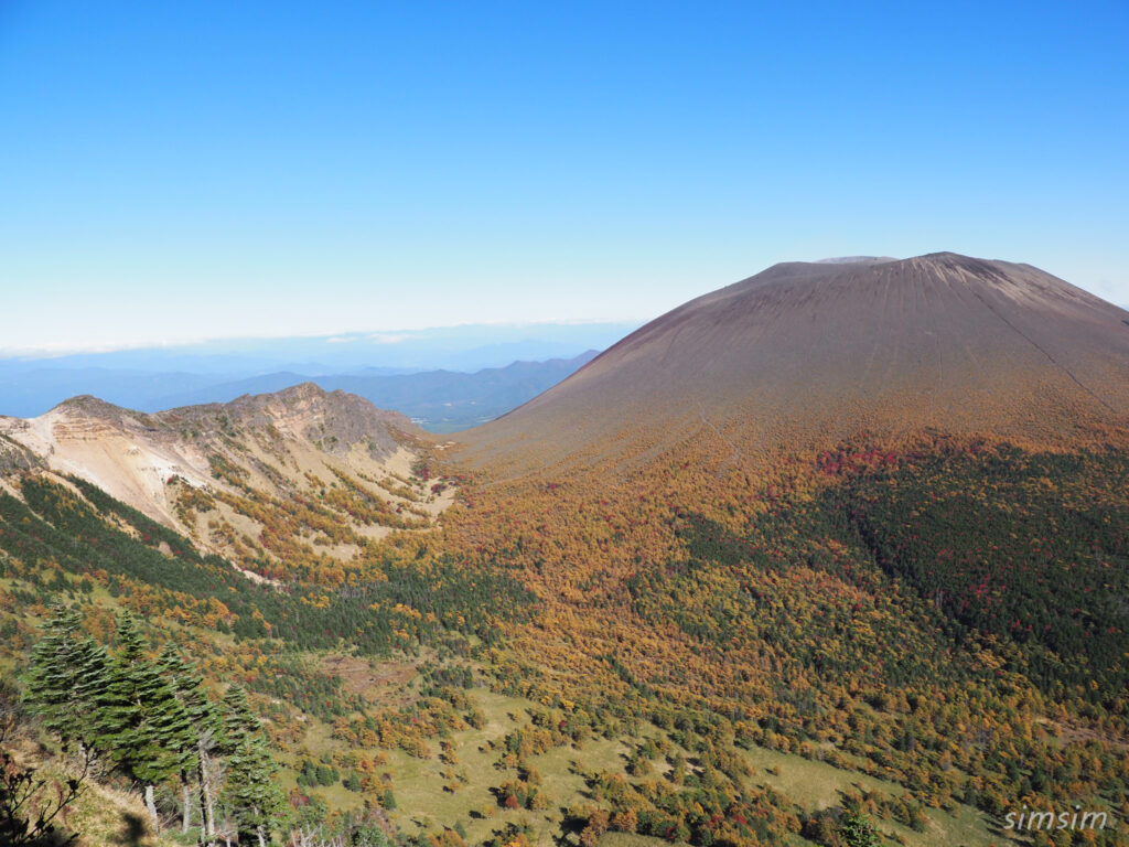 黒斑山登山　外輪山周回コース　黒斑山