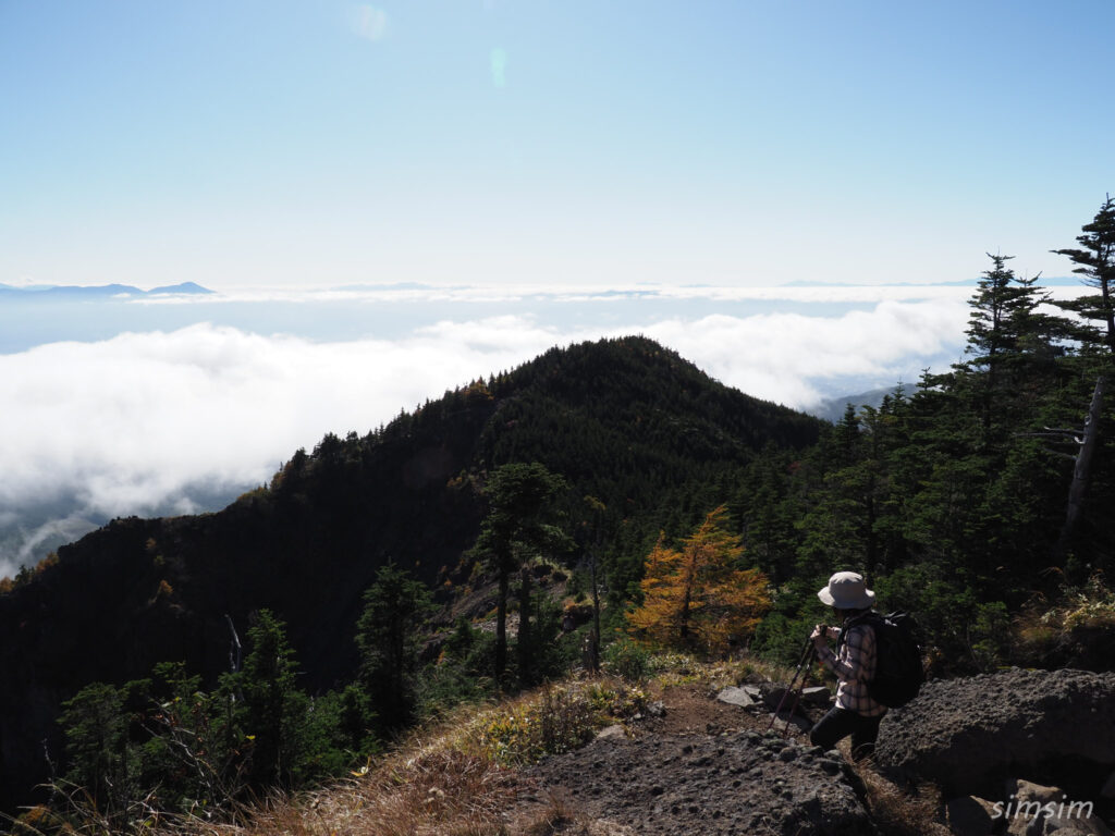 黒斑山登山　外輪山周回コース