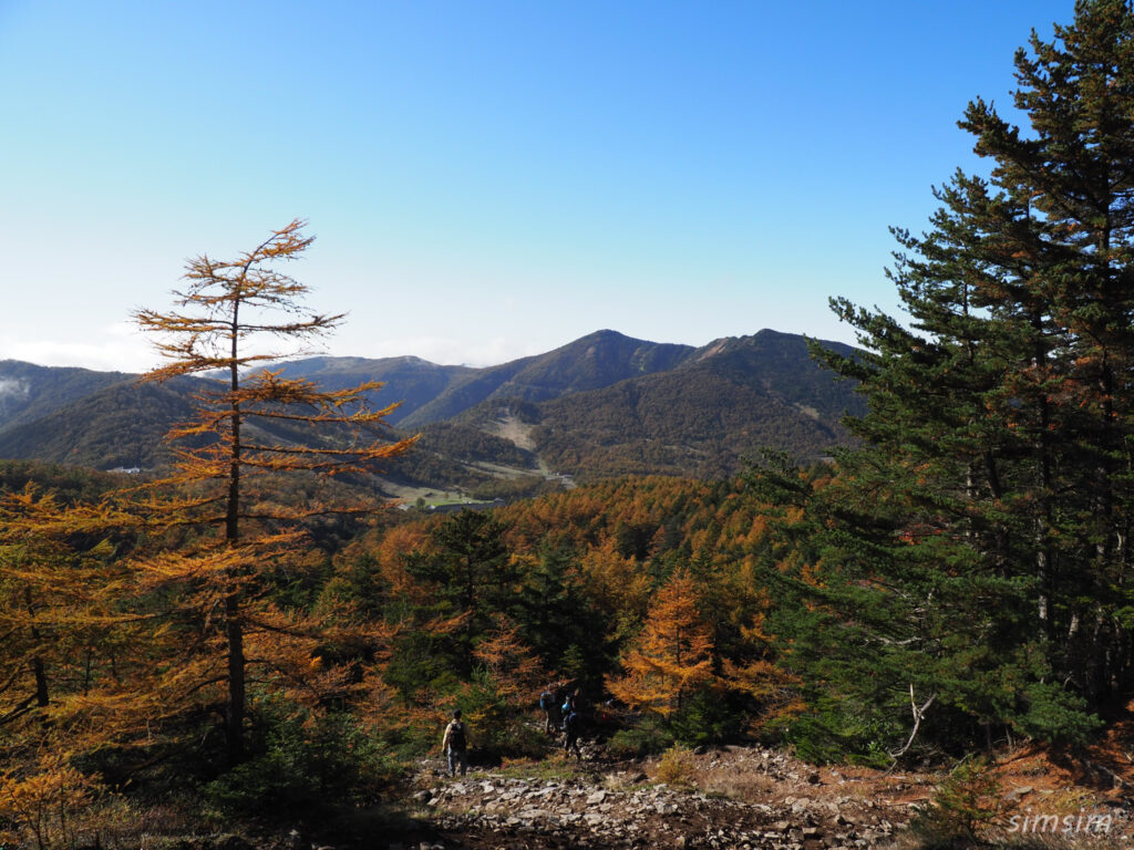 黒斑山登山　外輪山周回コース