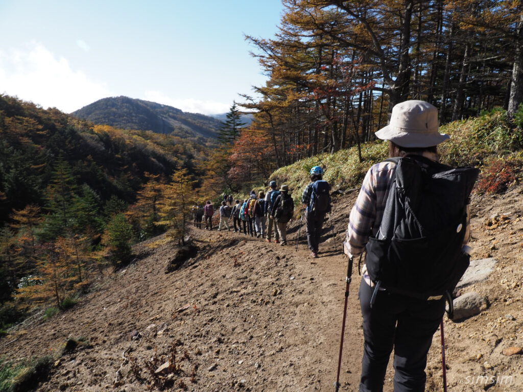 黒斑山登山　外輪山周回コース