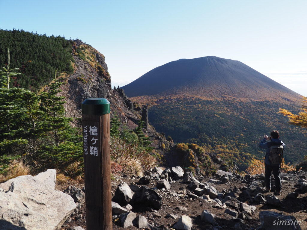 黒斑山登山　外輪山周回コース　槍ヶ鞘