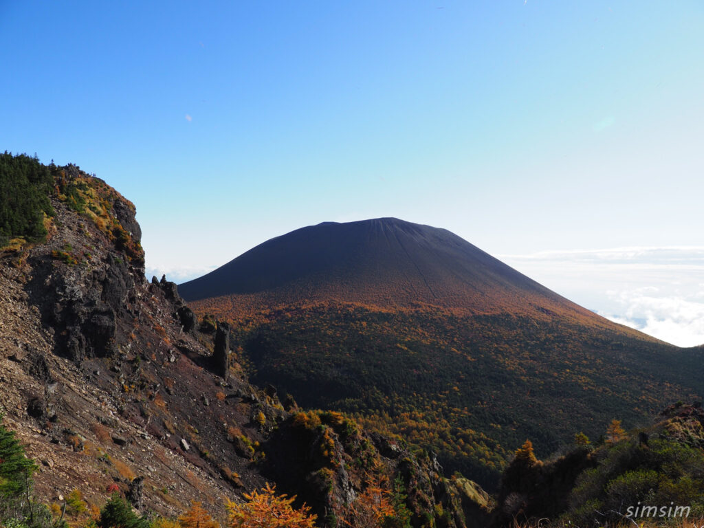 黒斑山登山　外輪山周回コース　槍ヶ鞘