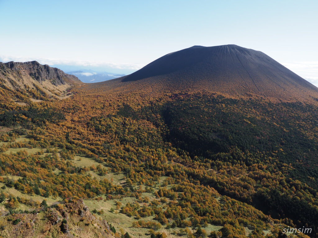 黒斑山登山　外輪山周回コース　トーミの頭