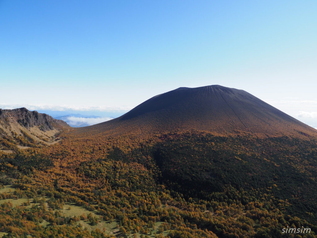 黒斑山登山　外輪山周回コース　トーミの頭