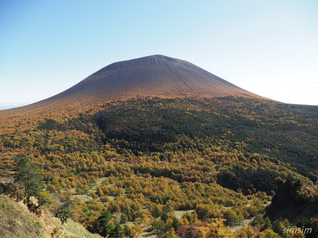 黒斑山登山　外輪山周回コース　草すべり