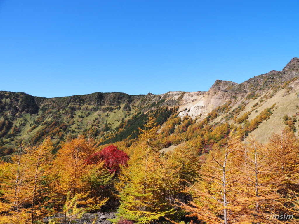 黒斑山登山　外輪山周回コース　浅間ゴールド