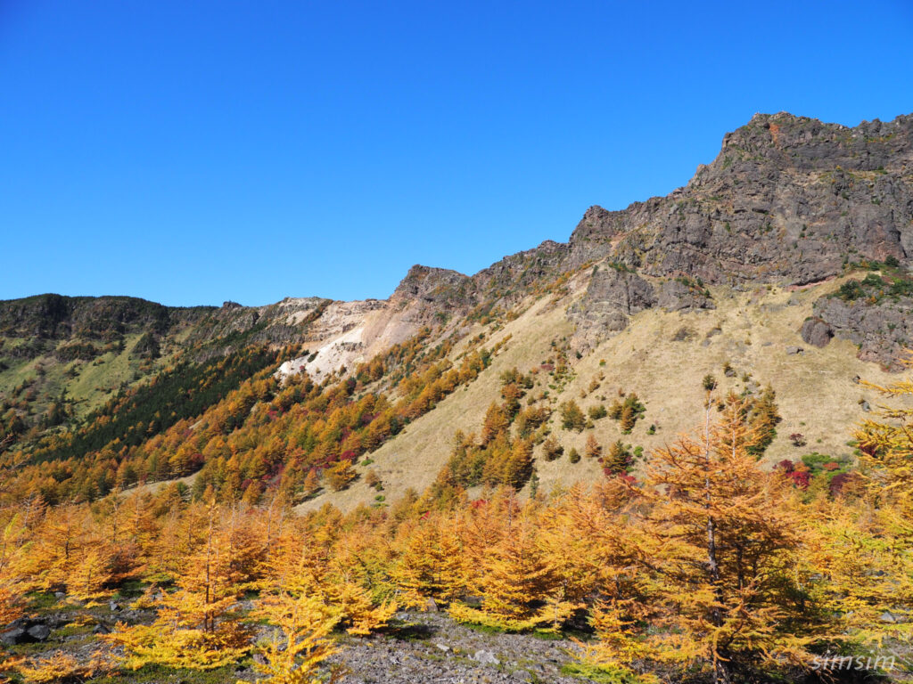 黒斑山登山　外輪山周回コース　浅間ゴールド