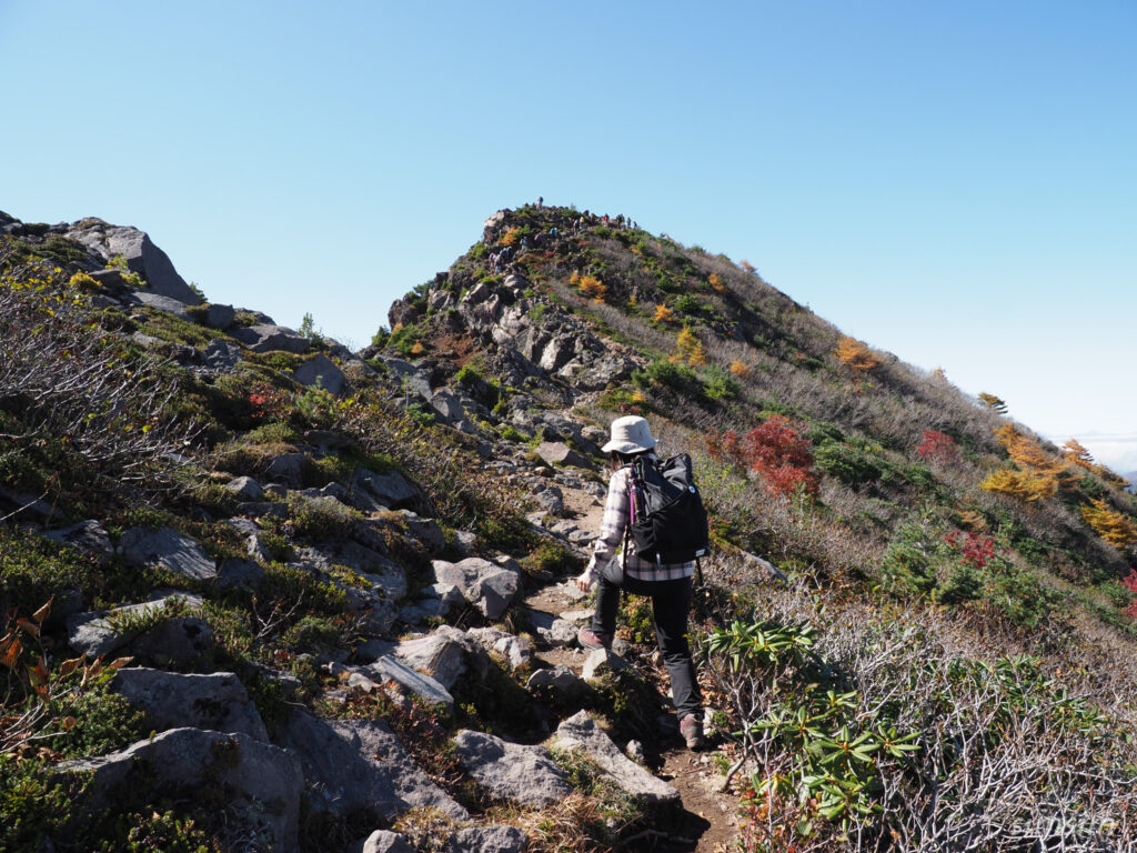 黒斑山登山　外輪山周回コース