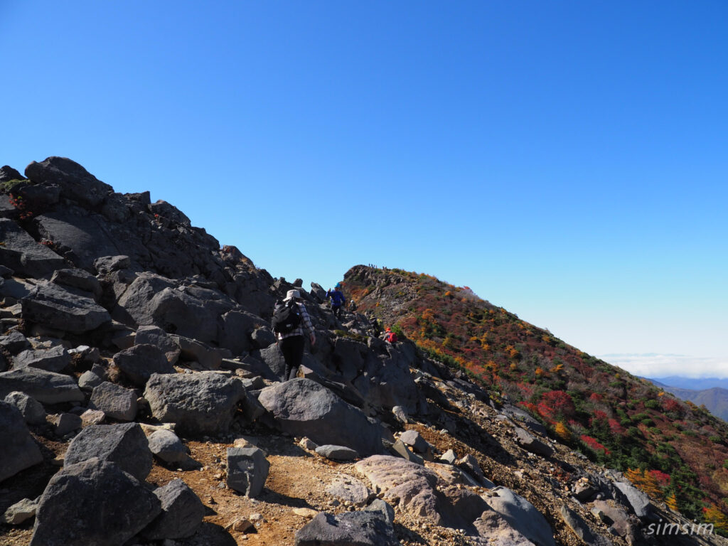 黒斑山登山　外輪山周回コース