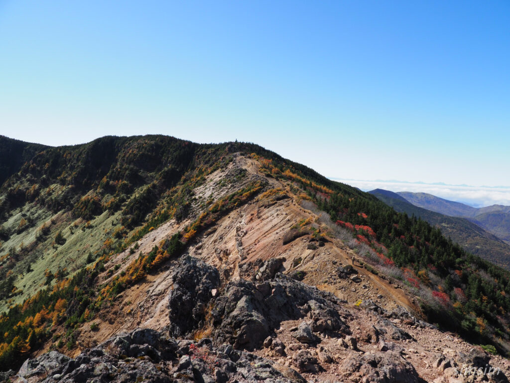 黒斑山登山　外輪山周回コース　仙人岳