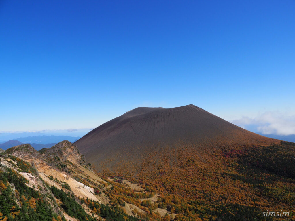 黒斑山登山　外輪山周回コース　蛇骨岳