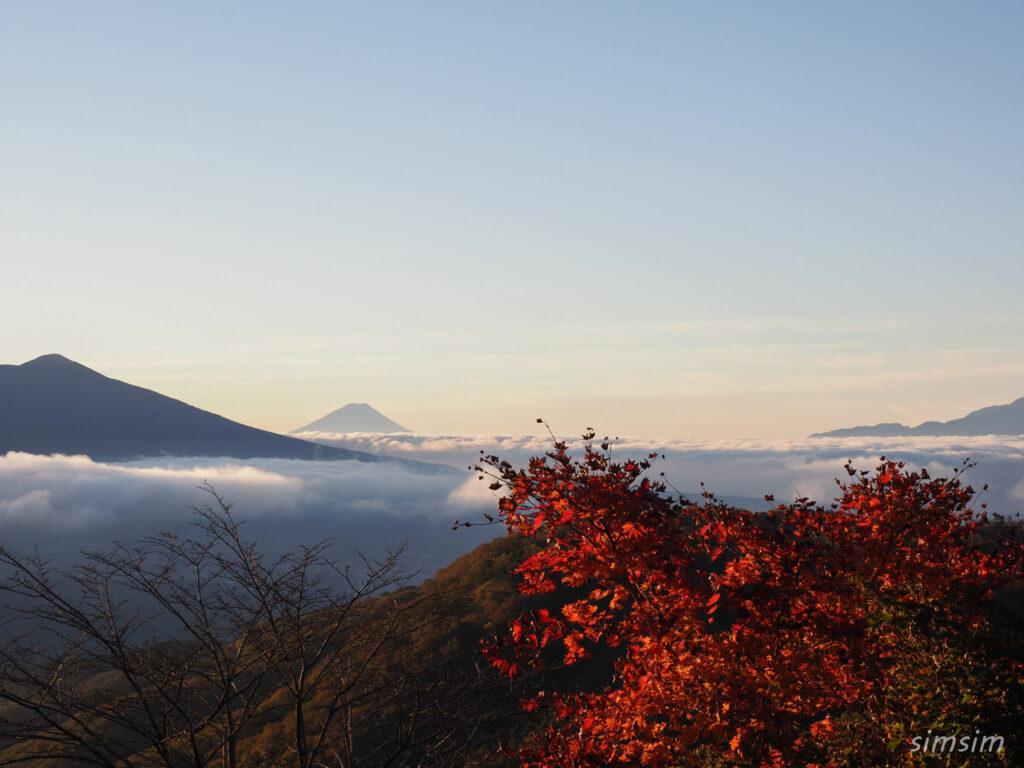 霧ヶ峰　朝焼け