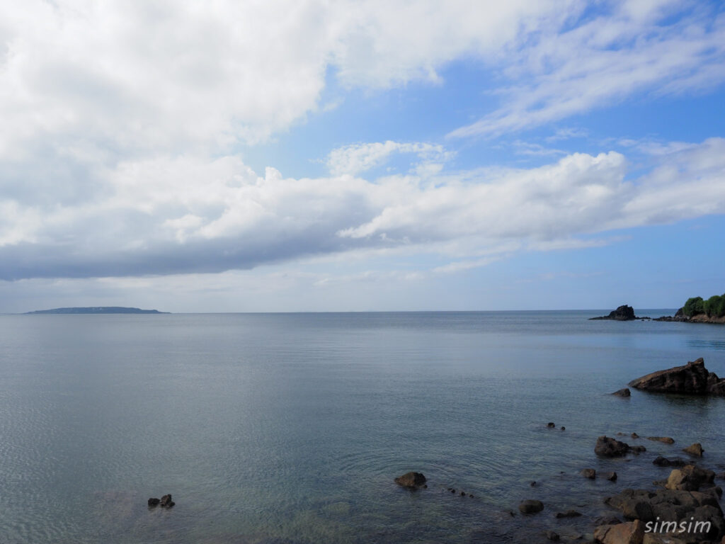 沖縄北部の海の景色