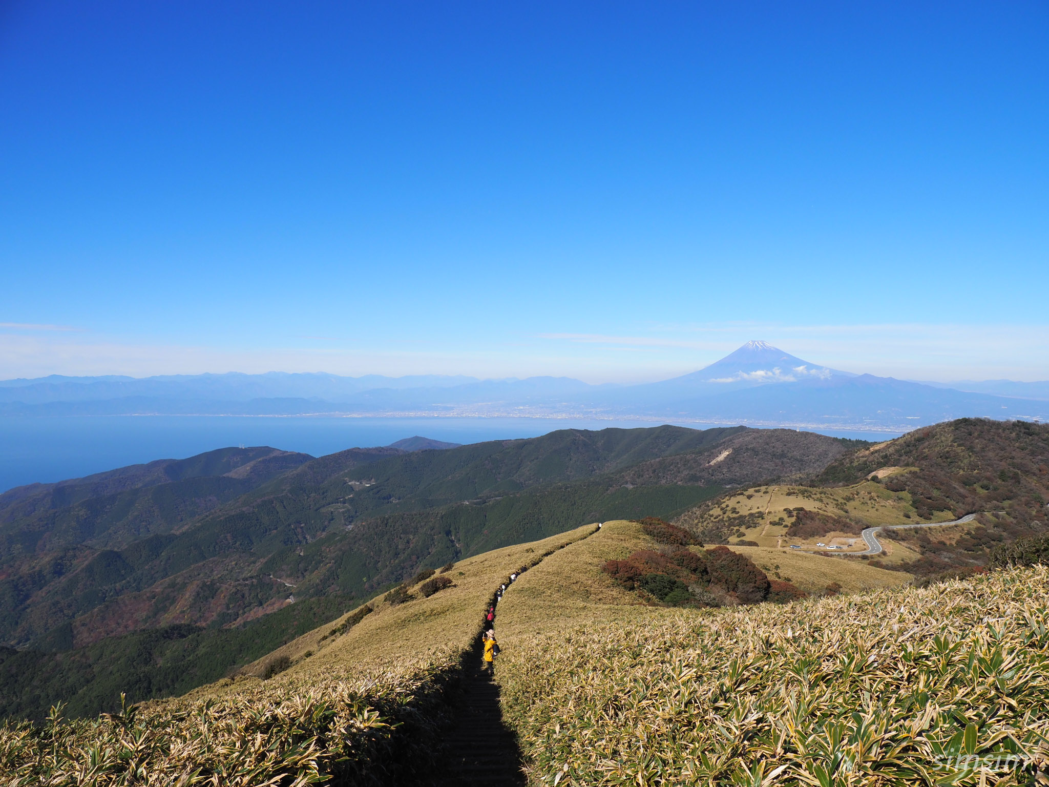 伊豆ドライブ　達磨山ハイキング