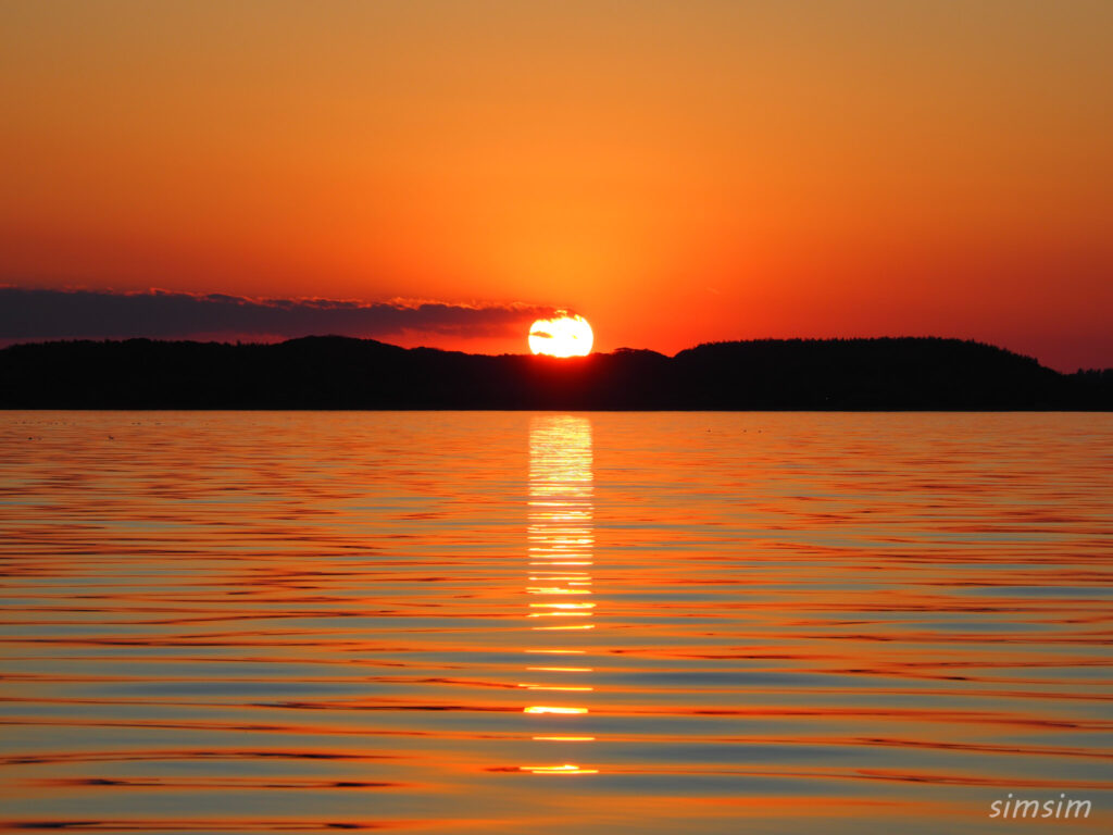 天皇崎公園 夕陽