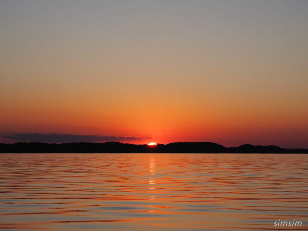 天皇崎公園 夕陽