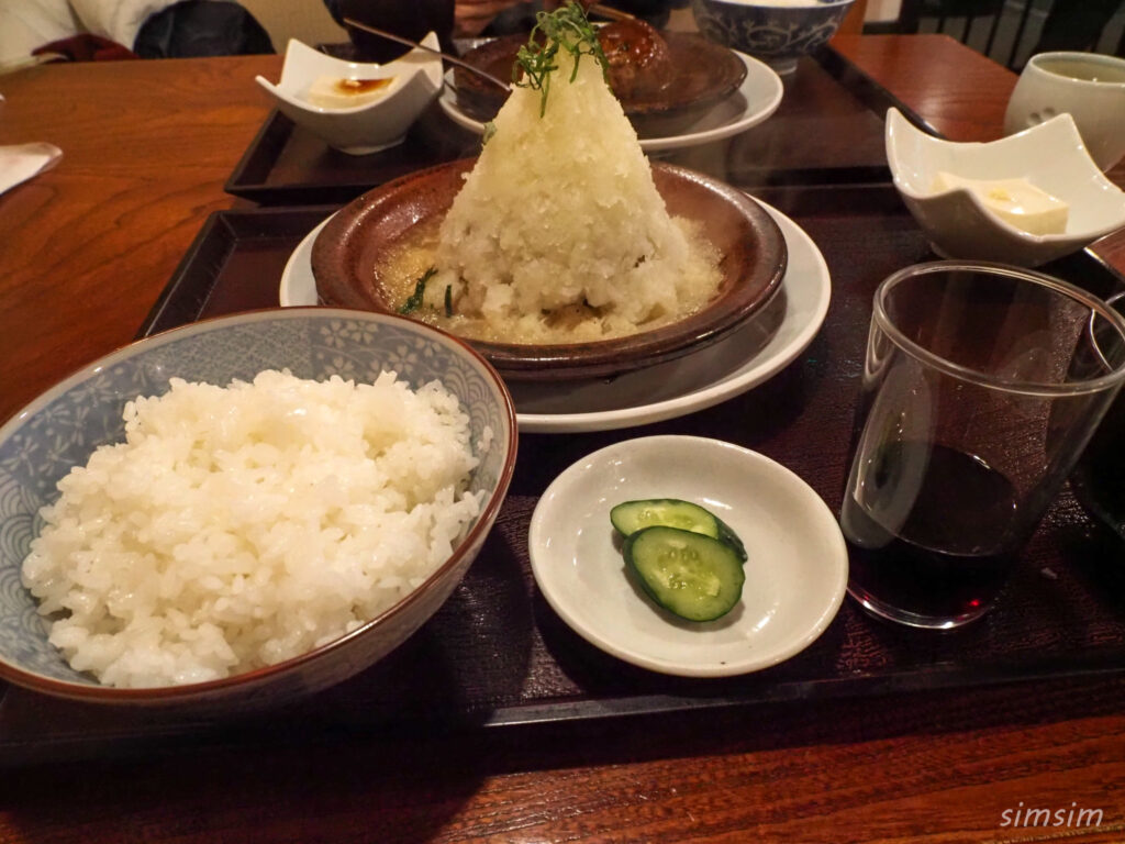 和食下島 ハンバーグ定食