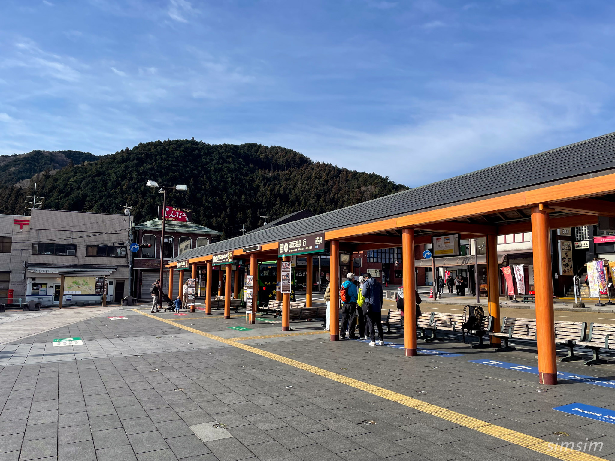 東武日光駅　バス停