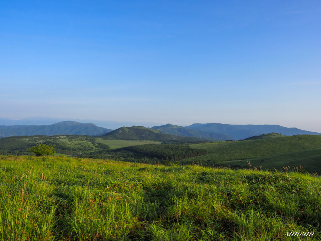 霧ヶ峰車山肩からの景色