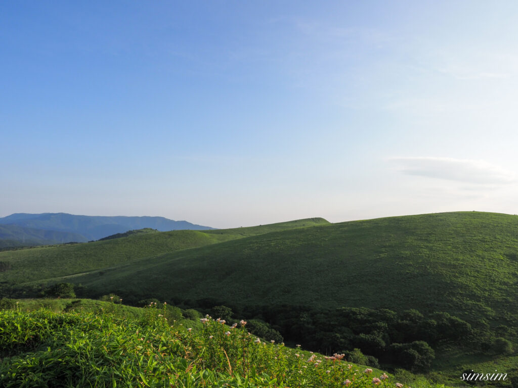 霧ヶ峰車山肩からの景色