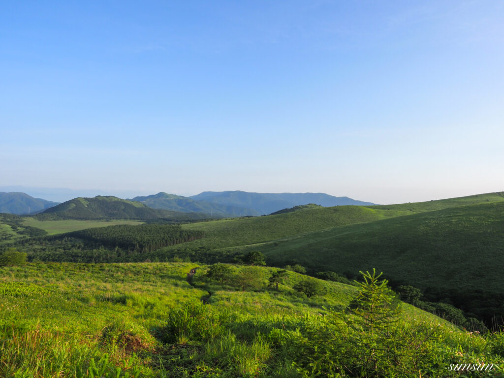 霧ヶ峰車山肩からの景色