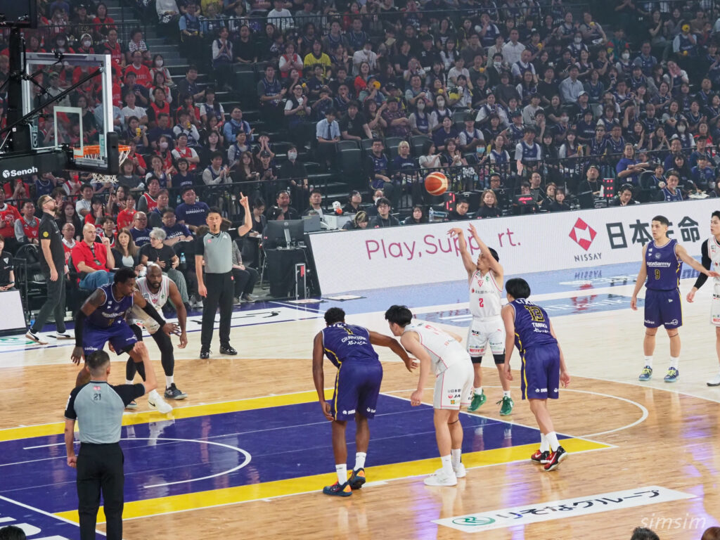トヨタアリーナ東京 Bリーグ バスケ観戦